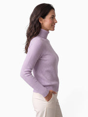 Suéter Mujer Cuello Alto Cashmere