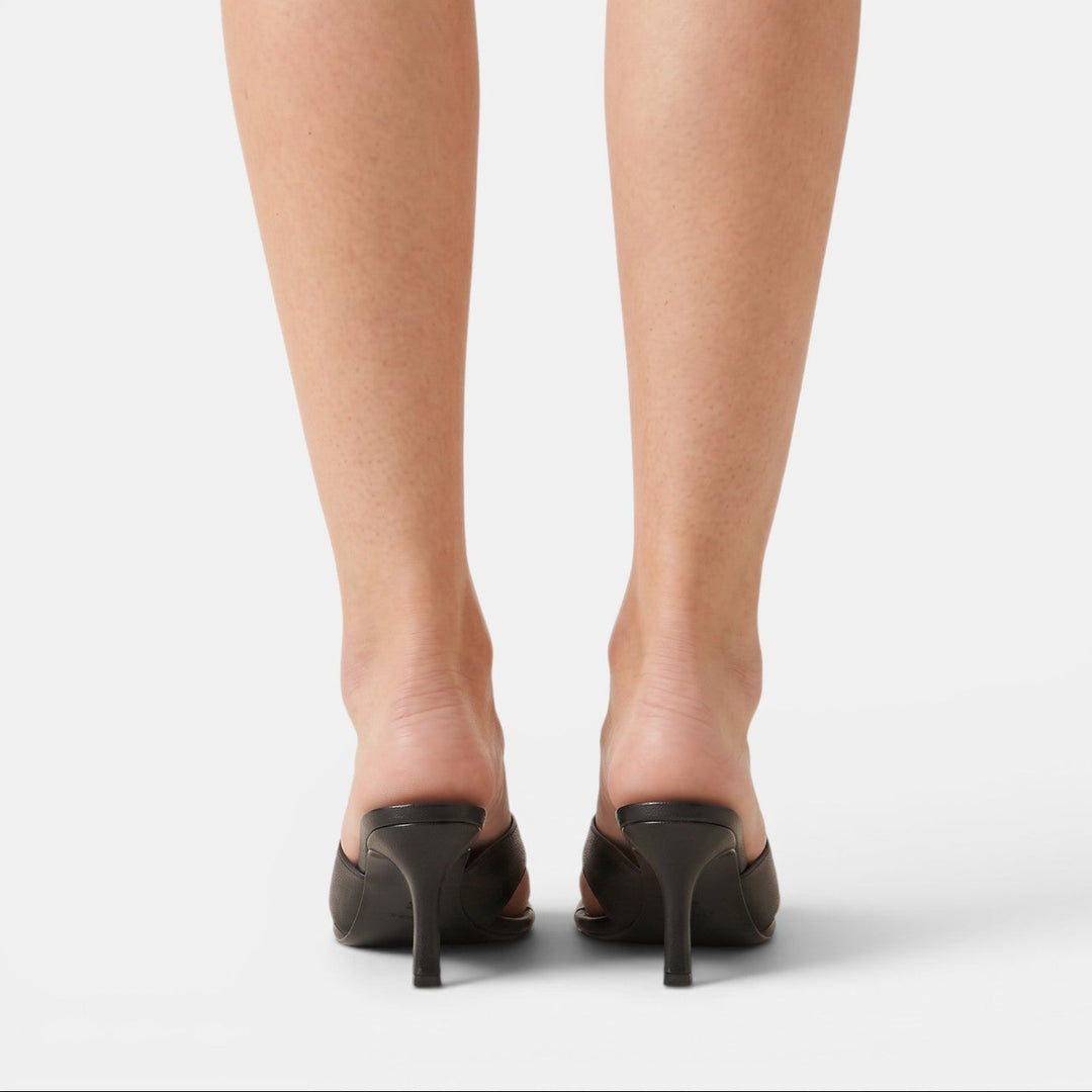 Sandalias Tacón Ante Mujer
