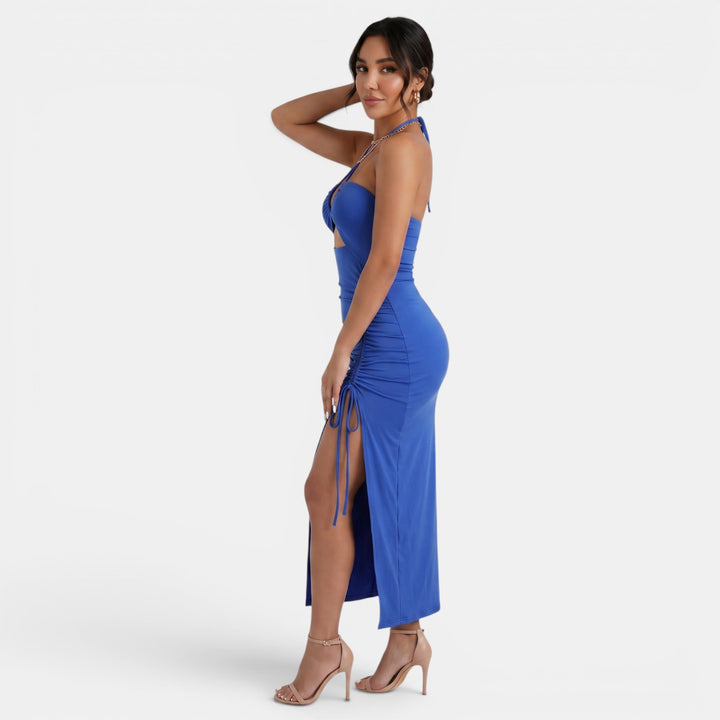Vestido Largo Halter Mujer Verano