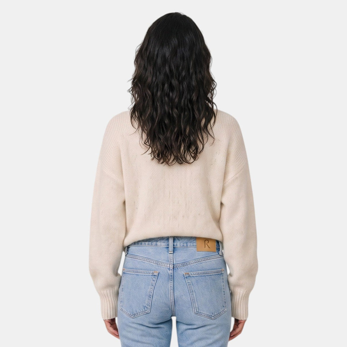 Jersey de Cuello Alto Mujer Premium – 100% Cashmere Elegante