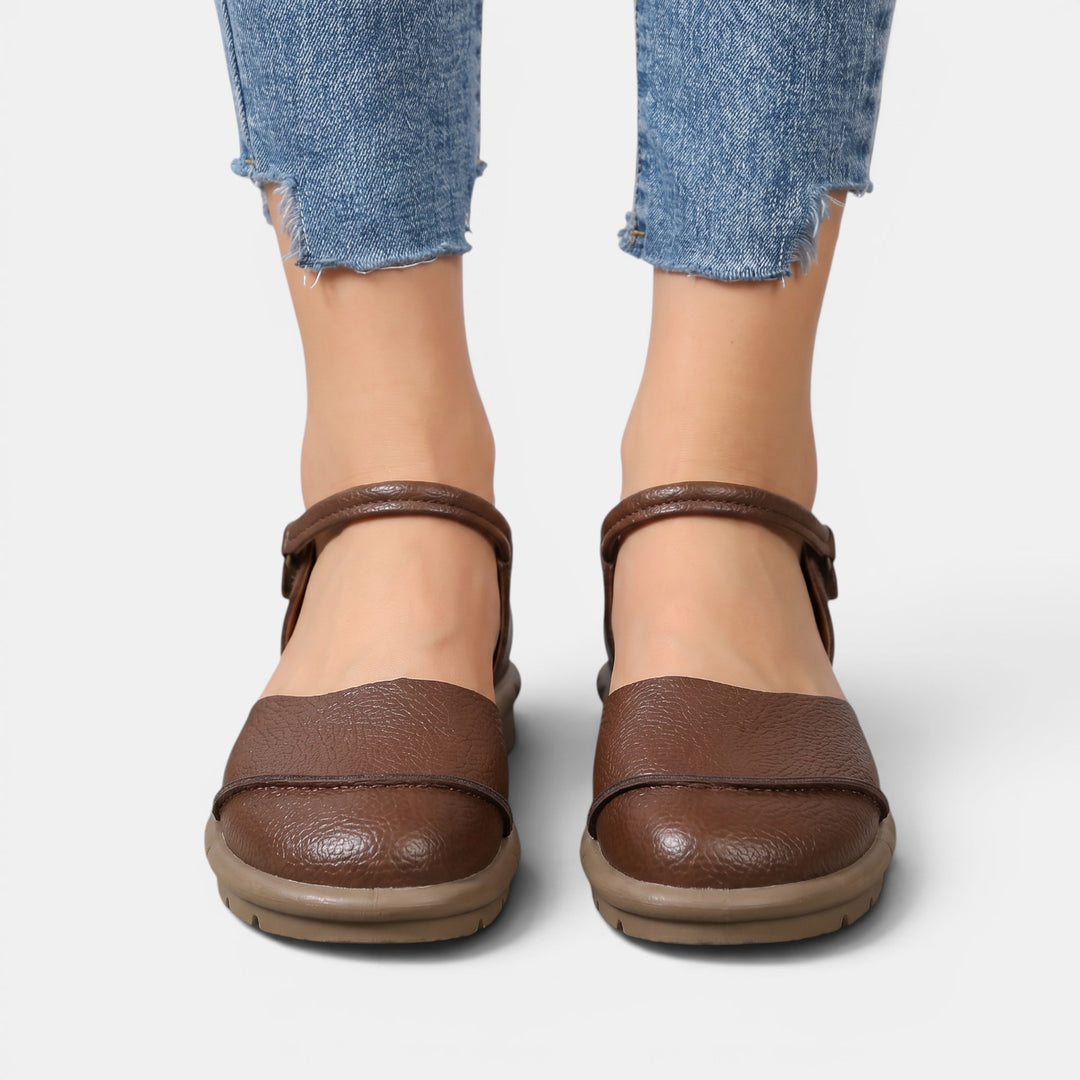 Sandalias Piel Mujer Planas