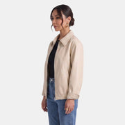 Chaqueta Larga Mujer Premium – Efecto Piel Oversize con Cremallera