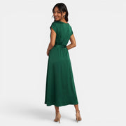 Vestido Midi Elegante de Seda para Mujer