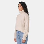 Jersey de Cuello Alto Mujer Premium – 100% Cashmere Elegante