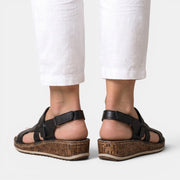 Women's Orthopedic Leather Wedge Sandals