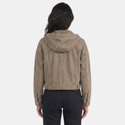 Premium Women's Denim Jacket with Hood