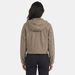 Chaqueta Vaquera Mujer Premium con Capucha