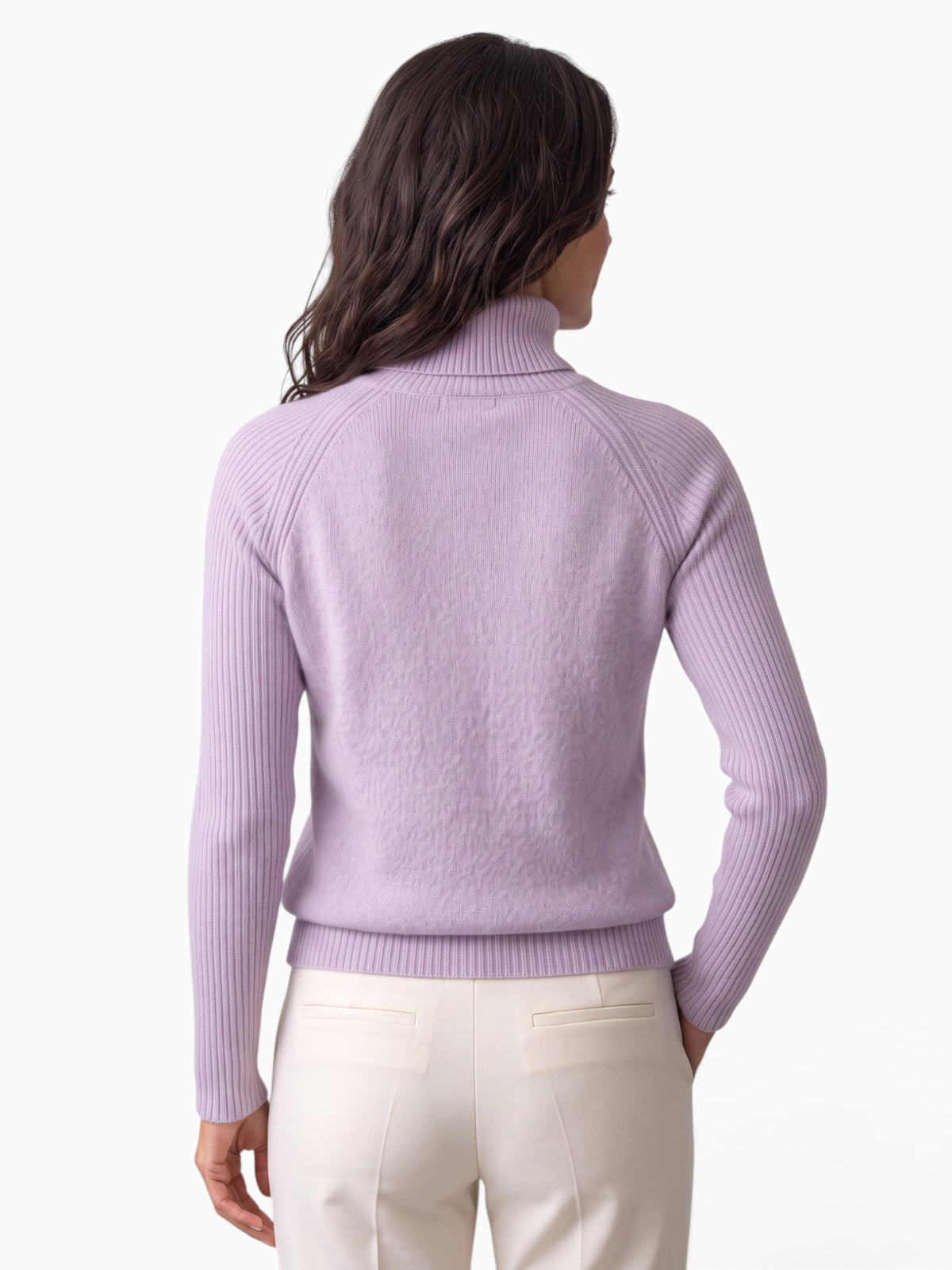 Suéter Mujer Cuello Alto Cashmere