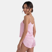Conjunto de Seda Mujer con Tirantes