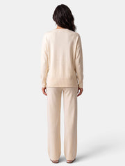 Conjunto Mujer Punto Jersey y Pantalón
