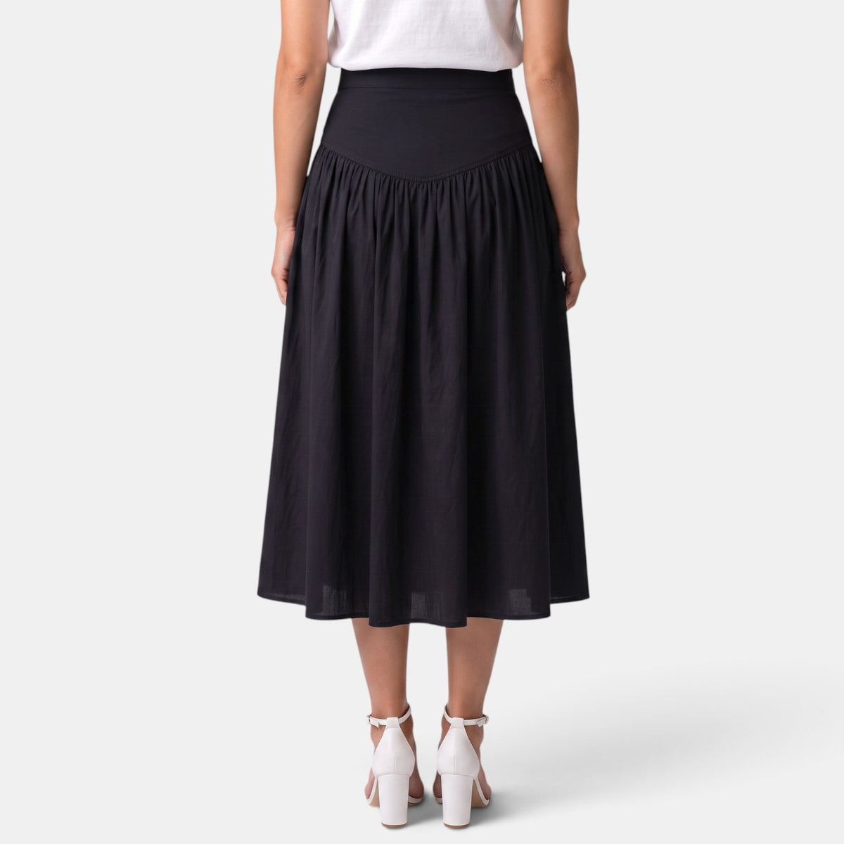 Women's A-Line Midi Skirt