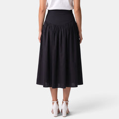 Women's A-Line Midi Skirt