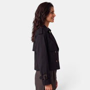 Lightweight Women's Double-Breasted Trench Coat