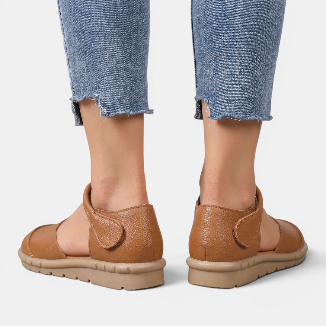Sandalias Piel Mujer Planas