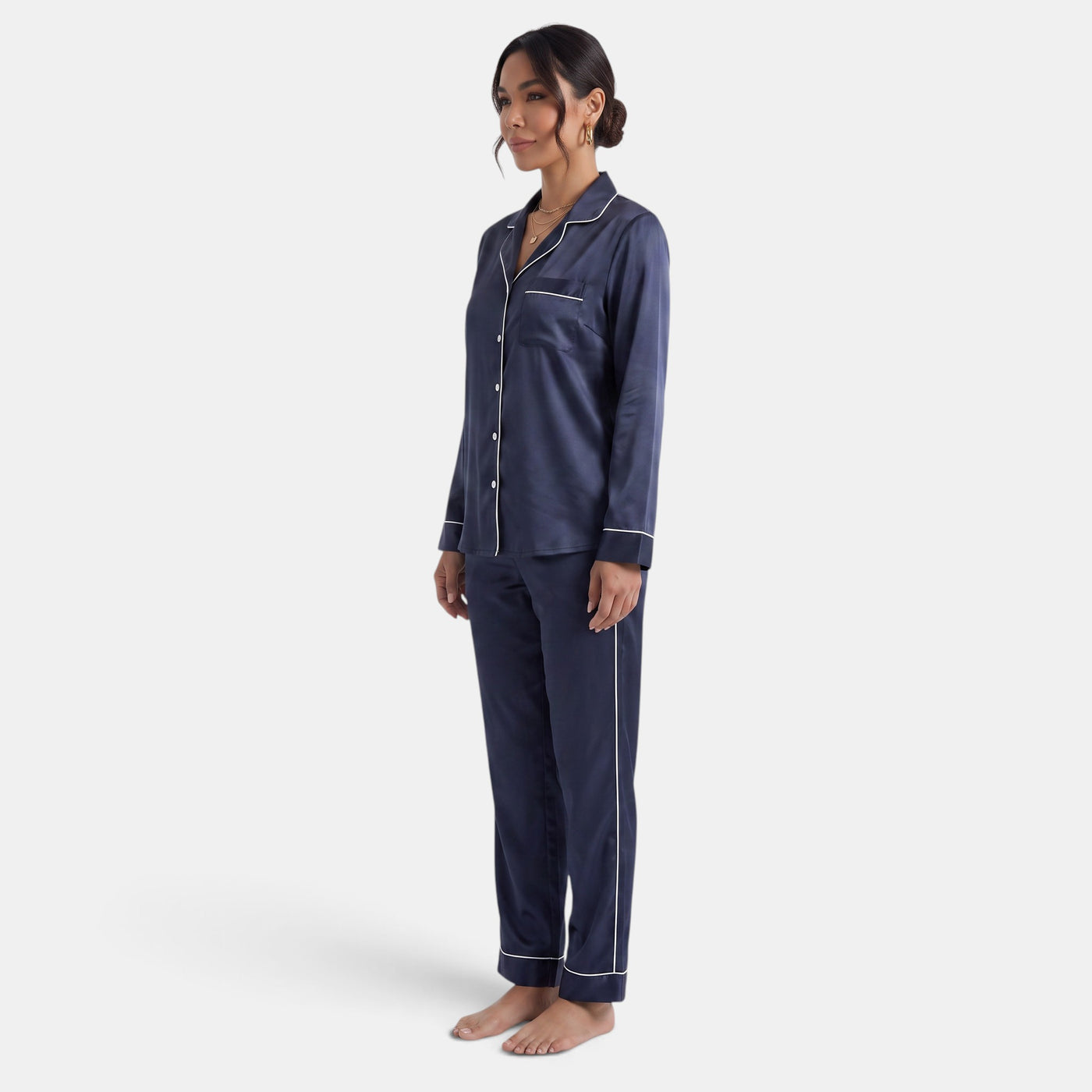 Women's Silk Pajamas – Soft, Comfortable, and Elegant