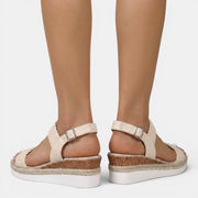 Women's Leather Platform Sandals