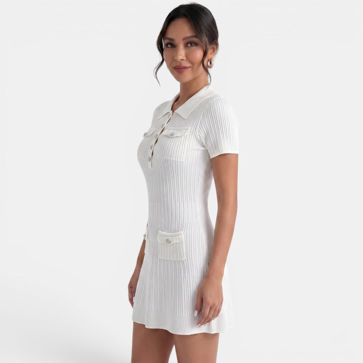 Vestido Corto Punto Verano Mujer