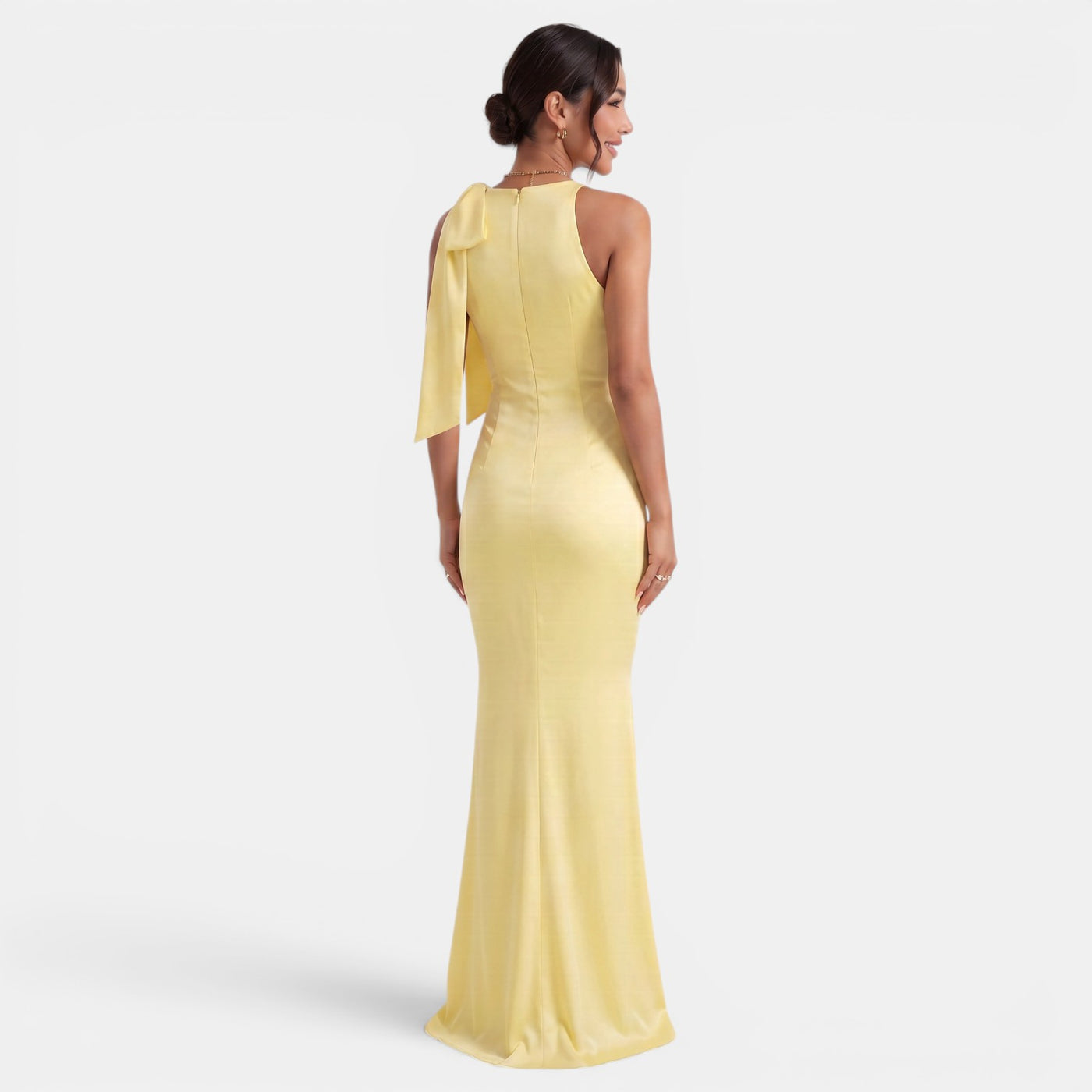 Vestido Largo Mujer Un Hombro