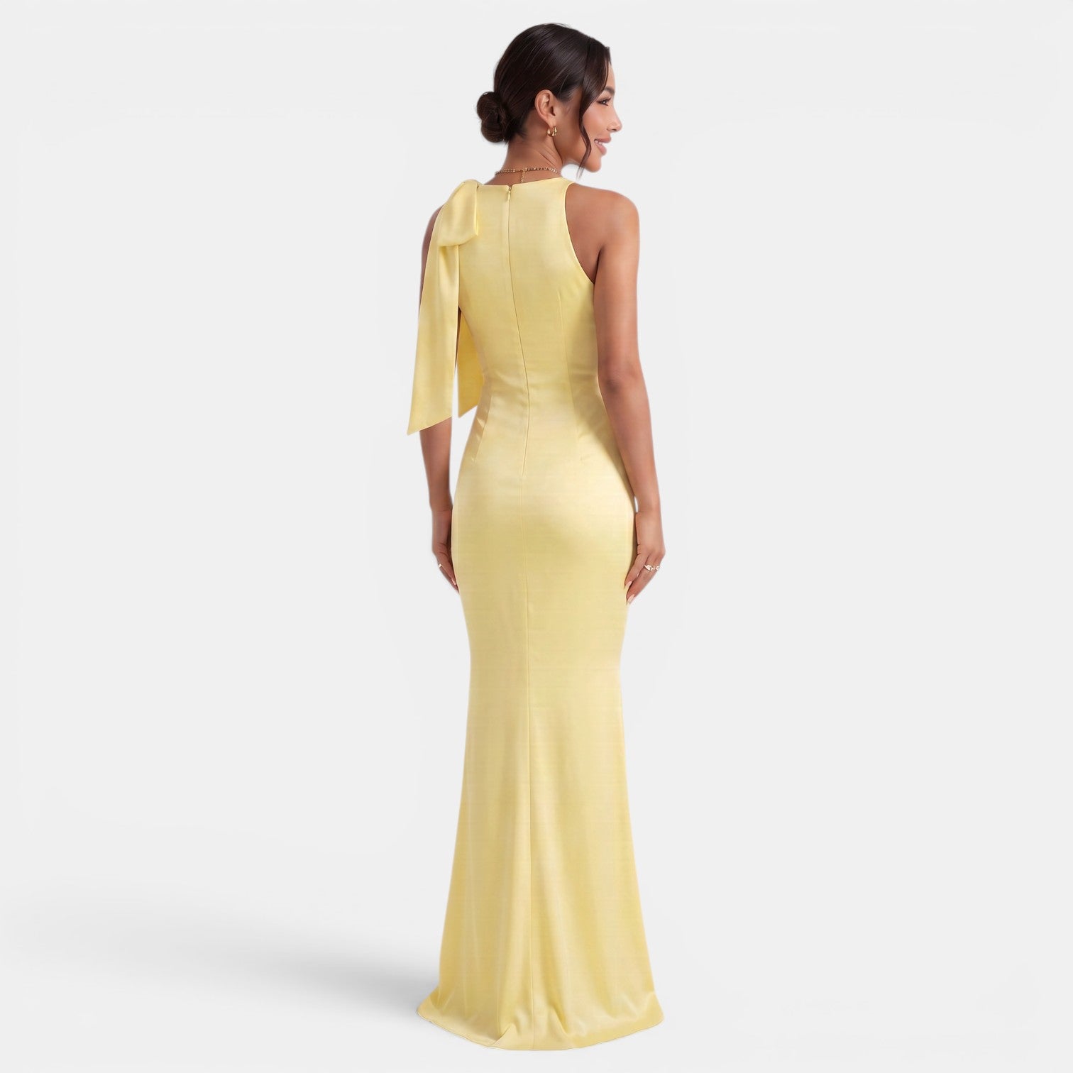 Women's One-Shoulder Maxi Dress