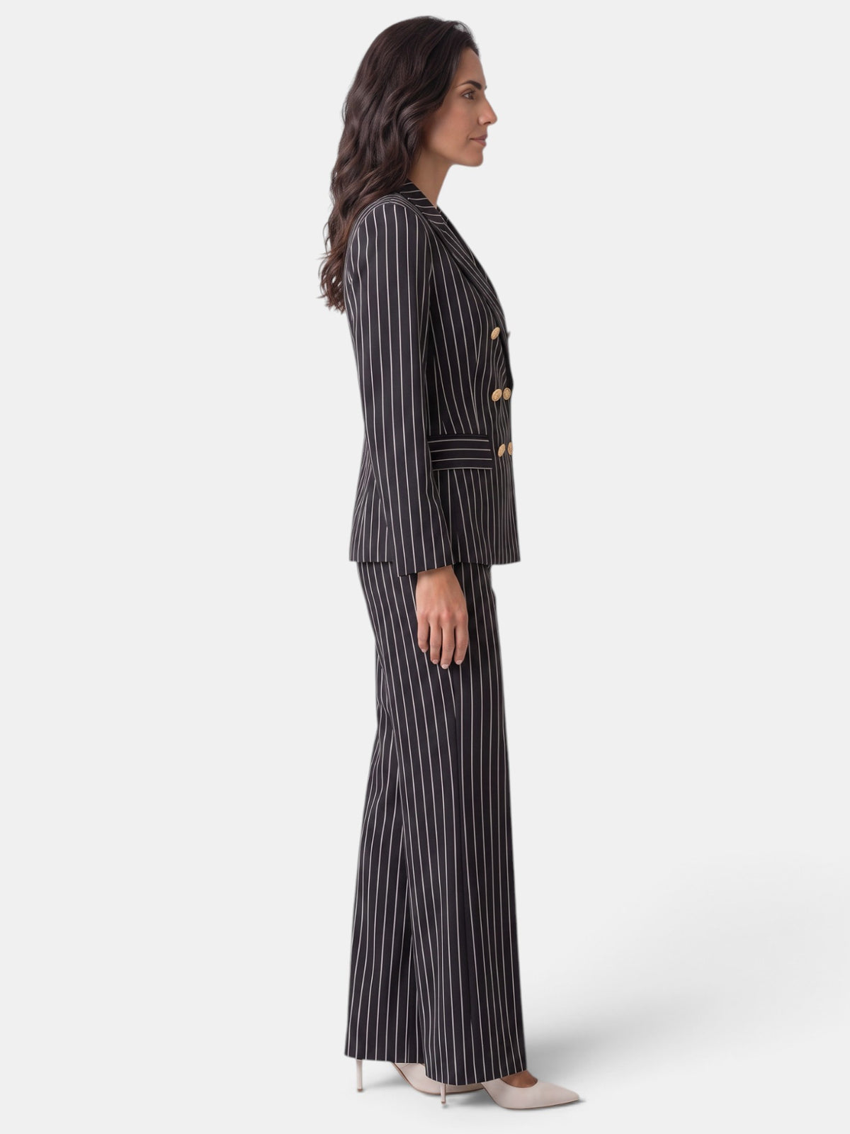 Women's Pinstripe Blazer