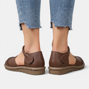 Women's Flat Leather Sandals