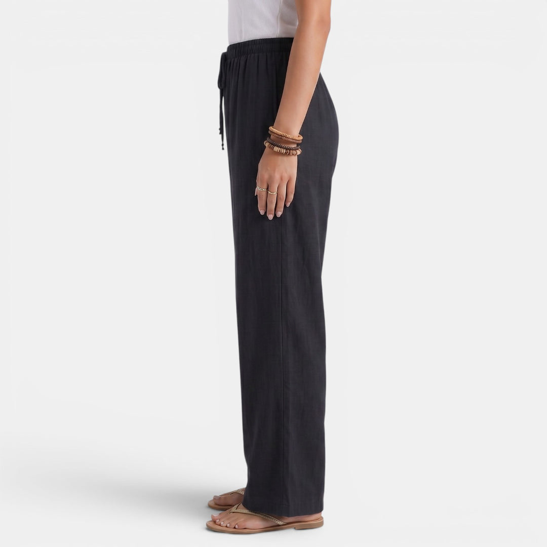 Pantalón Lino Mujer Recto Verano