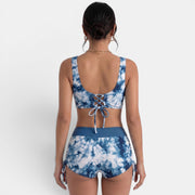 Women's High-Cut Bandeau Swimsuit
