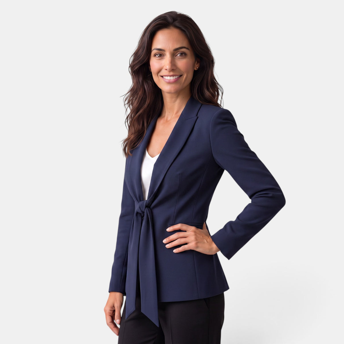 Women's Relaxed Blazer with Lapel