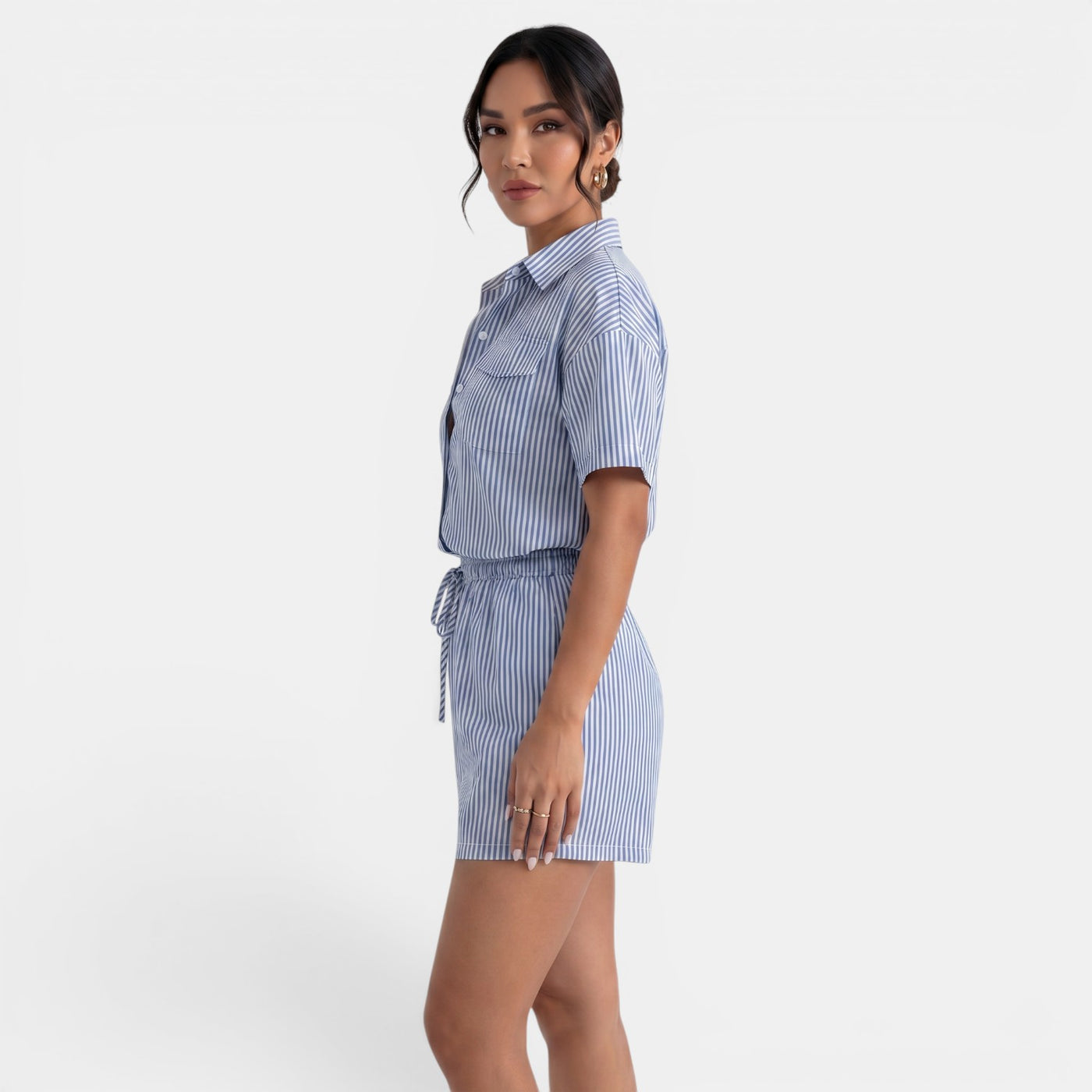 Women's Striped Summer Set