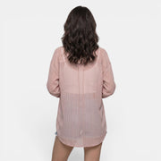 Camisa Chiffon Mujer Verano Transparente
