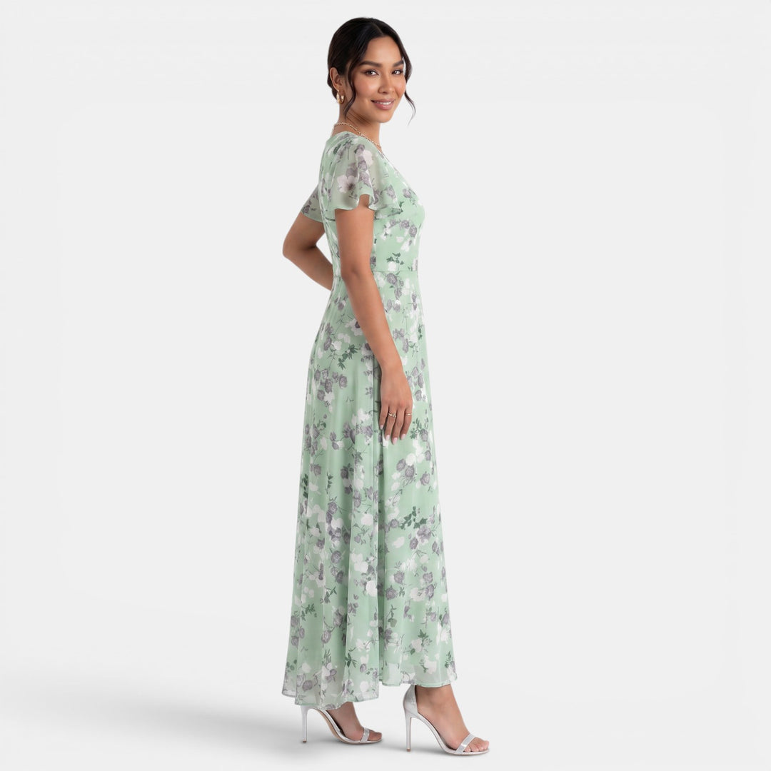 Vestido Maxi Floral Mujer Verano