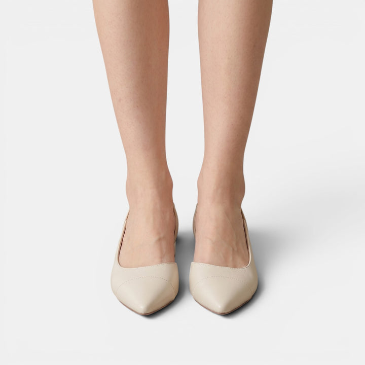 Sandalias Mujer Tacón Bajo Piel