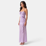 Women's Long Mesh Strap Dress