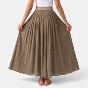 Falda Maxi Mujer Cintura Elástica