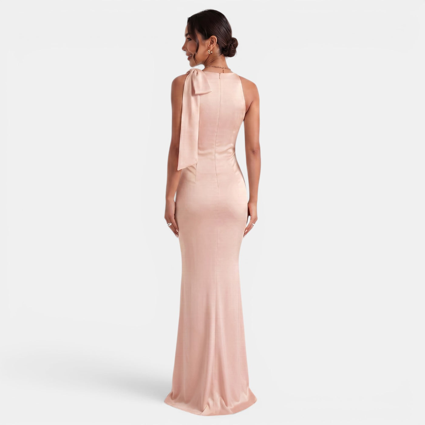 Vestido Largo Mujer Un Hombro