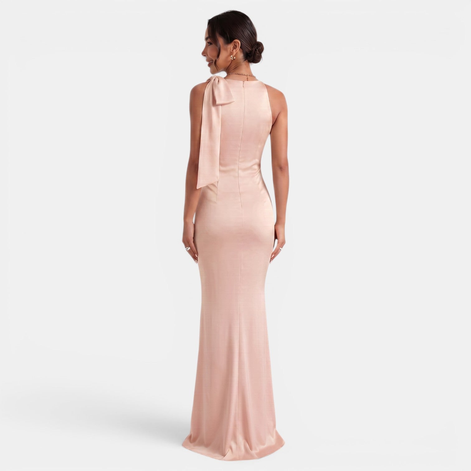 Women's One-Shoulder Maxi Dress