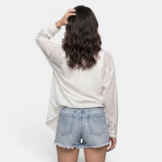 Camisa Chiffon Mujer Verano Transparente