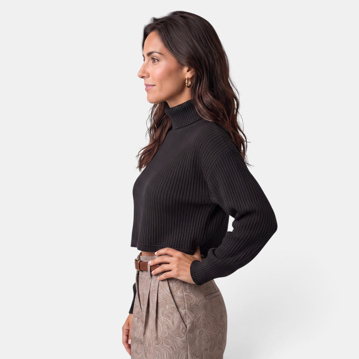 Women's Premium Turtleneck Sweater