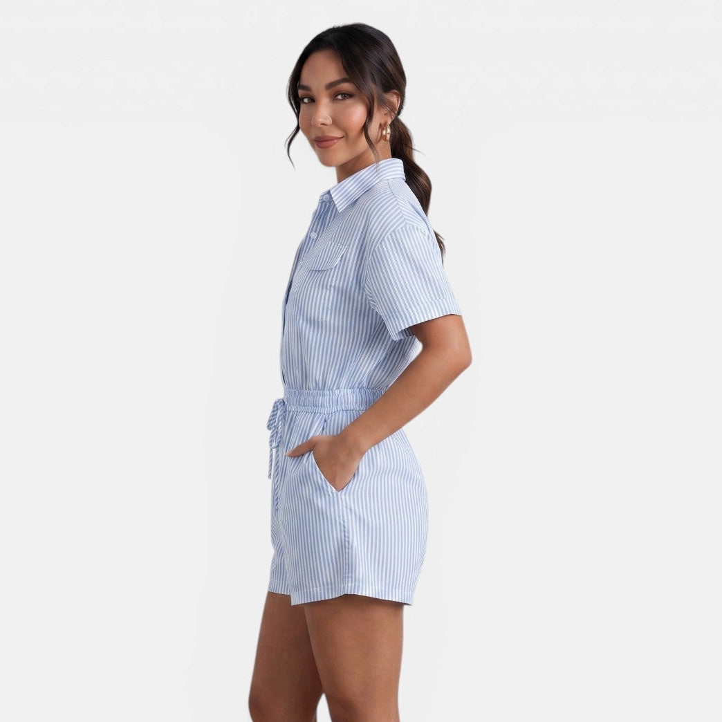 Women's Striped Summer Set