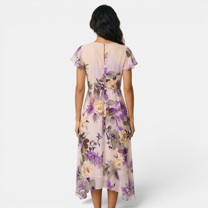 Vestido Midi Boho Floral Mujer