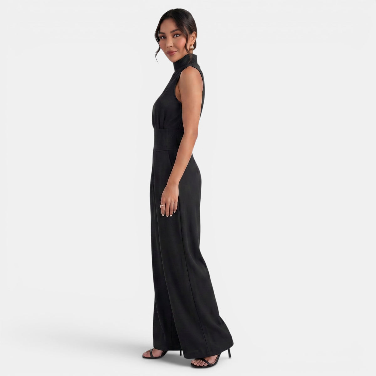 Women's Cotton Linen Sleeveless Set - Top and Pants 2-Piece Outfit