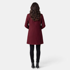 Women's Long Wool Blend Coat