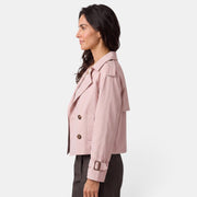 Lightweight Women's Double-Breasted Trench Coat