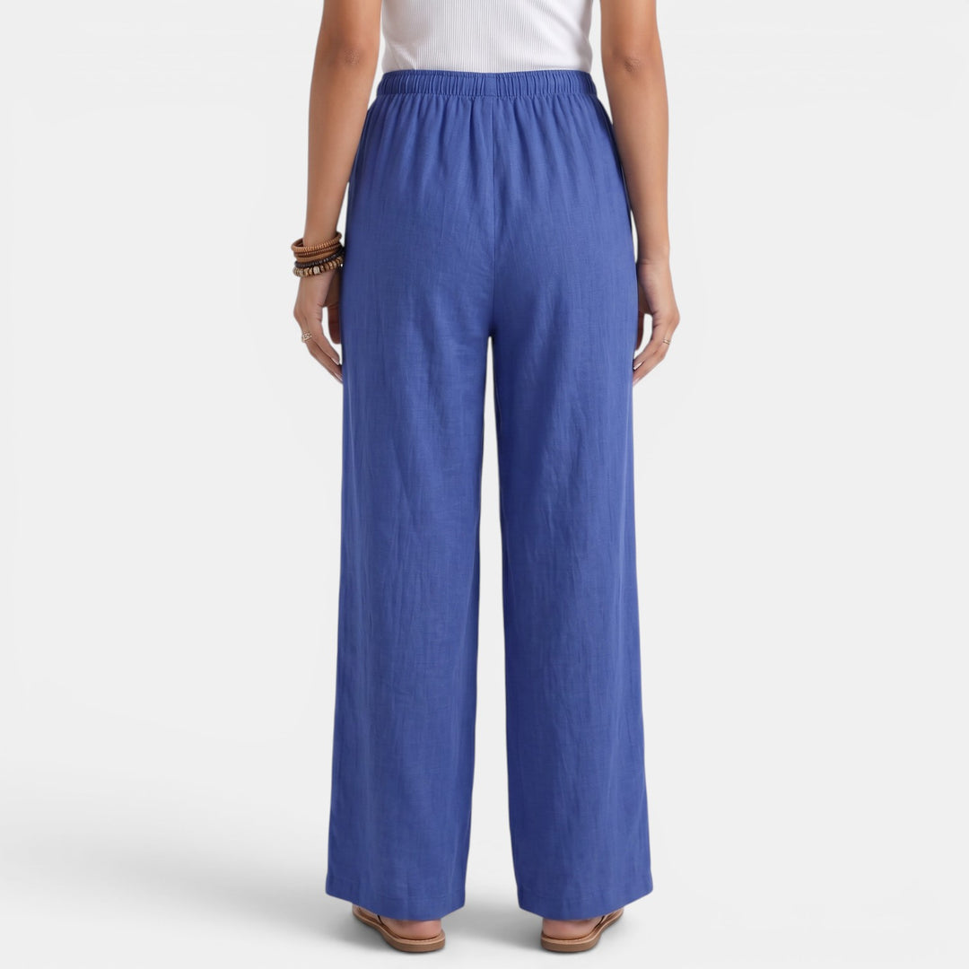 Pantalón Lino Mujer Recto Verano