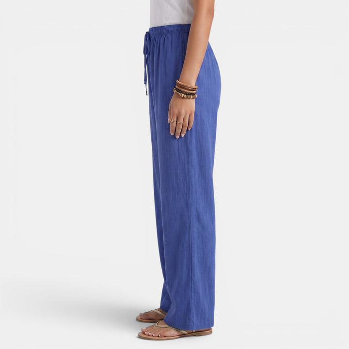 Pantalón Lino Mujer Recto Verano