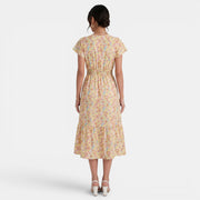 Vestido Midi Floral Mujer Verano