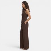 Conjunto Elegante Mujer Chaleco y Pantalón