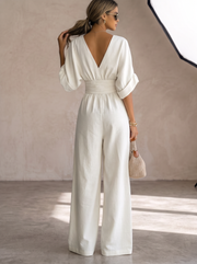 Mono Elegante Mujer Premium – Mono Largo con Escote en V