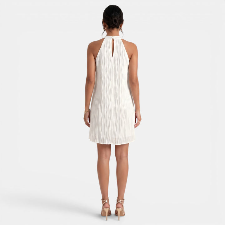 Vestido Midi Blanco Mujer Verano