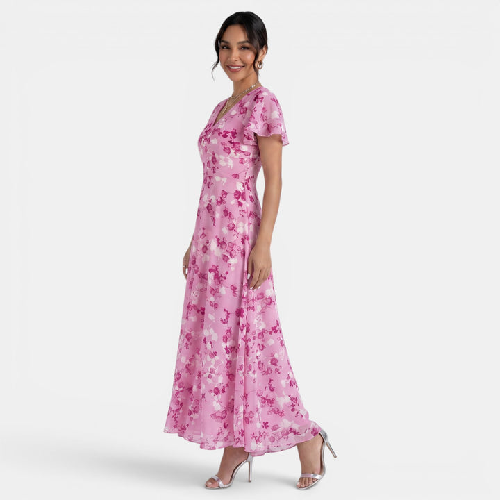 Vestido Maxi Floral Mujer Verano